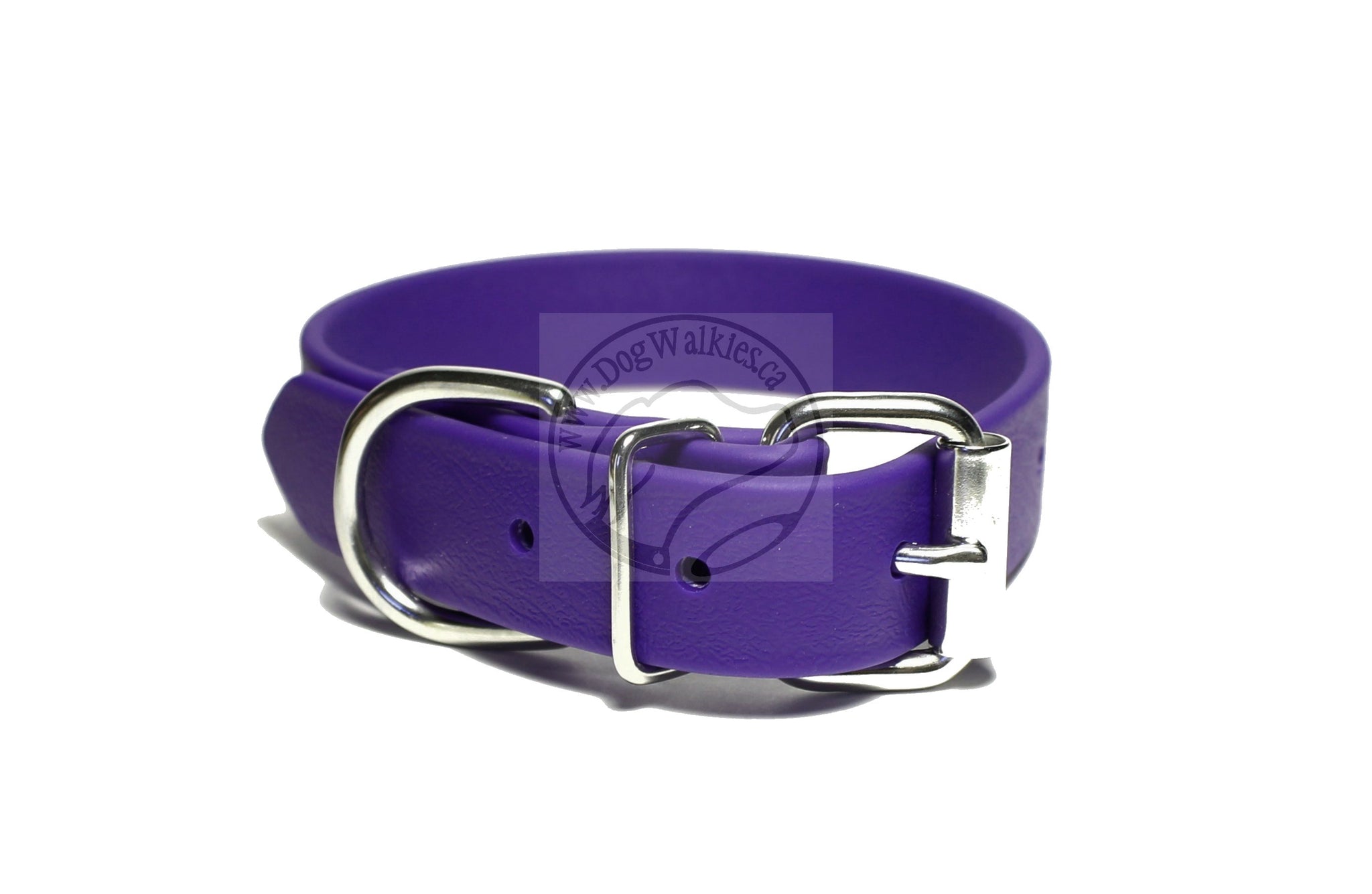 Royal Purple Biothane Dog Collar - 1 inch (25mm) wide