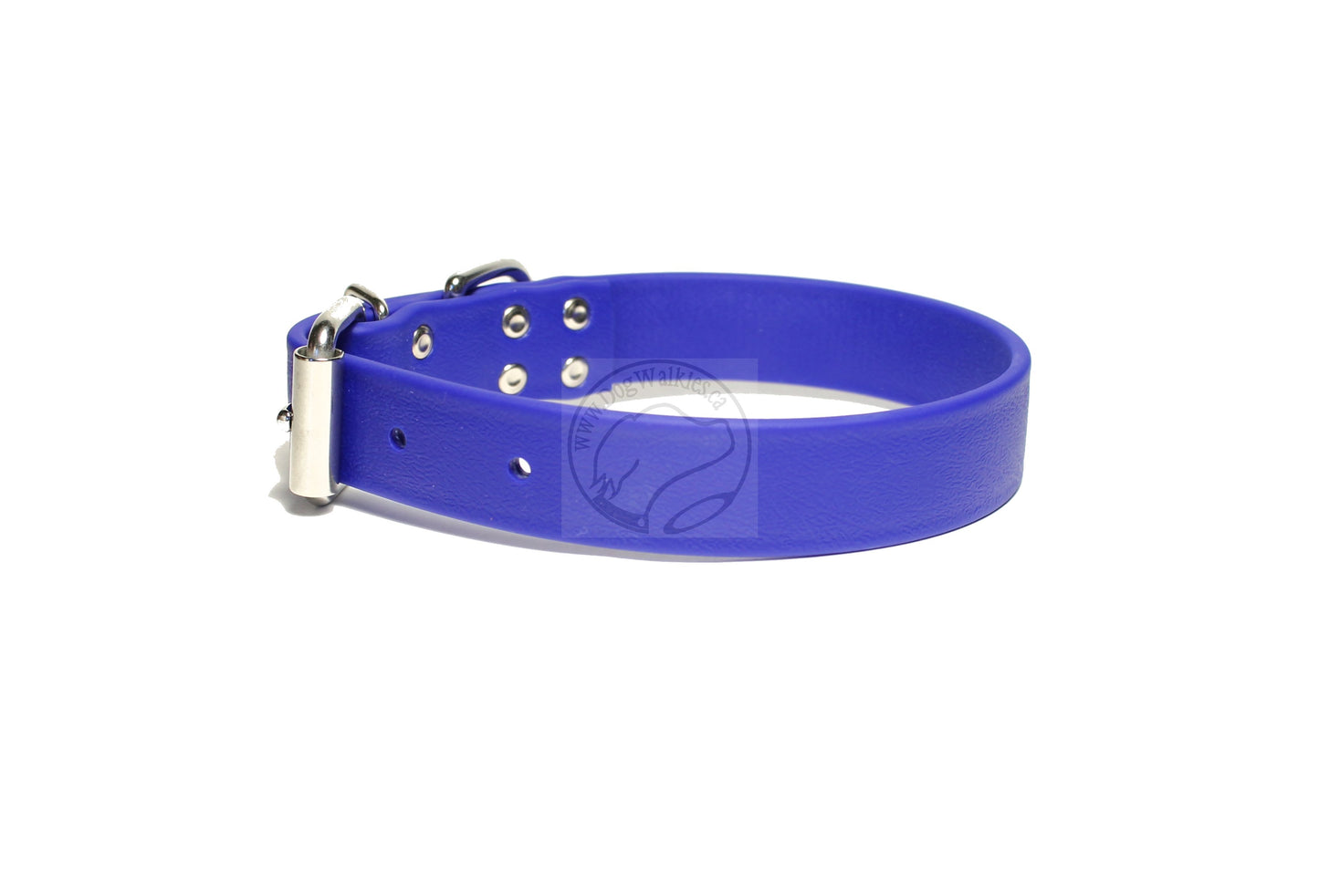 Royal Blue Biothane Dog Collar - 1 inch (25mm) wide