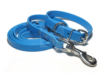 Caribbean Blue Biothane Dog Collar - 3/4" (20mm) wide