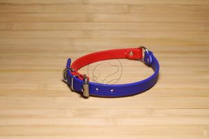 Biothane Two Tone Ring Dog Collar - Waterproof -  5/8"(16mm) wide