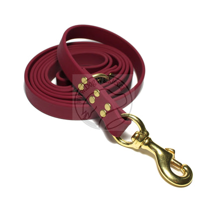 Wine Merlot Biothane Large Dog Leash