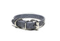 Stormy Gray or Grey Biothane Dog Collar - 5/8"(16mm) wide