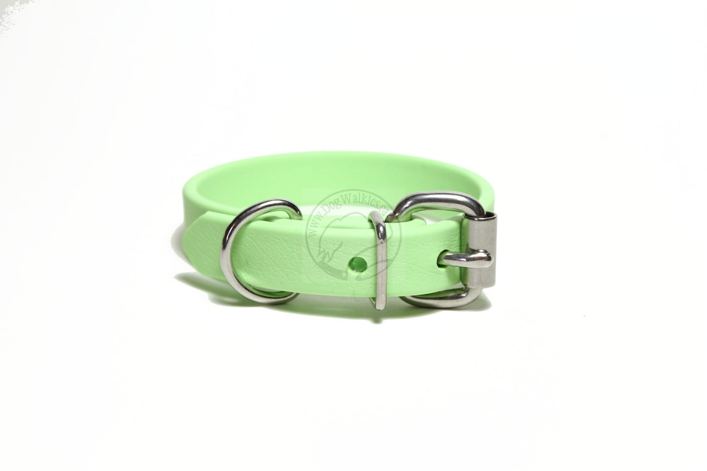 Discontinued- Limited Pastel Mint Green Biothane Dog Collar - 5/8"(16mm) wide