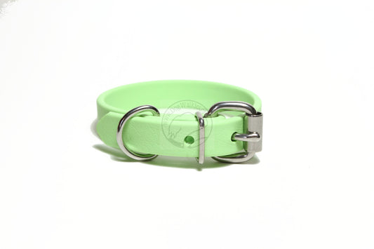 Discontinued- Limited Pastel Mint Green Biothane Dog Collar - 5/8"(16mm) wide