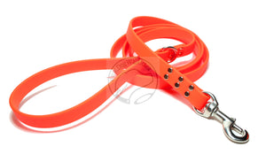 Neon Blaze Orange Biothane Large Dog Leash