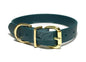 Pine Green Biothane Dog Collar - 1 inch (25mm) wide