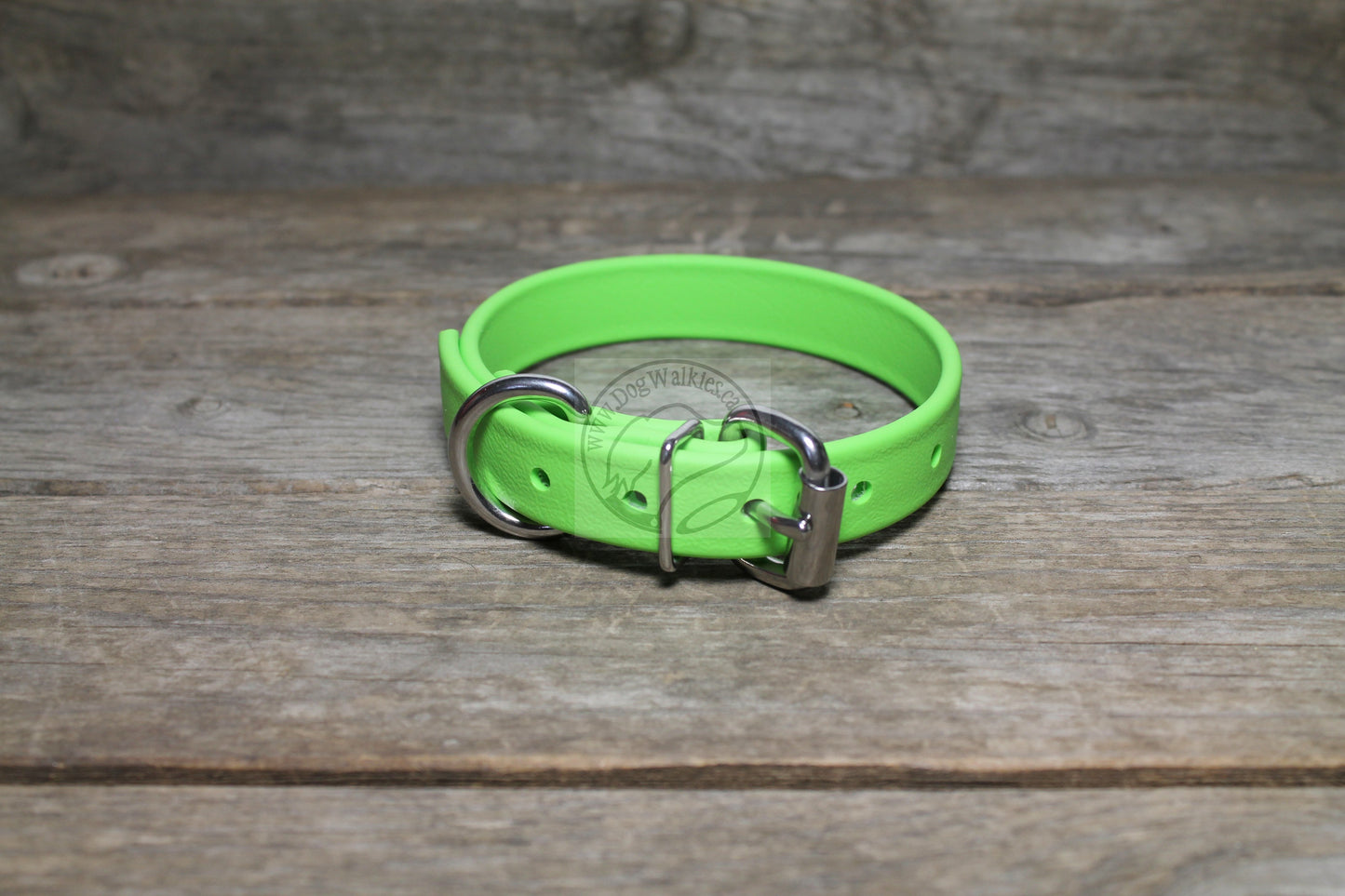 Lime Green Biothane Dog Collar - 3/4" (20mm) wide