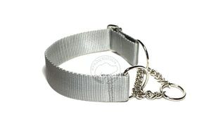 Wide Chain Martingale Dog Collar 1.5" (38mm); Simple - Elegant - Strong