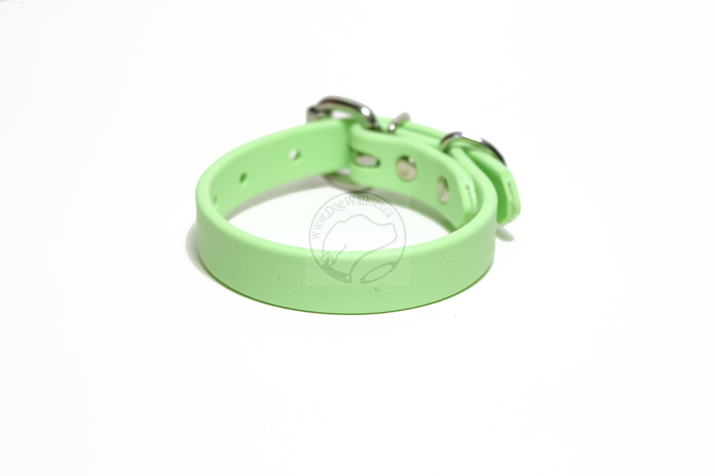 Discontinued- Limited Pastel Mint Green Biothane Dog Collar - 5/8"(16mm) wide