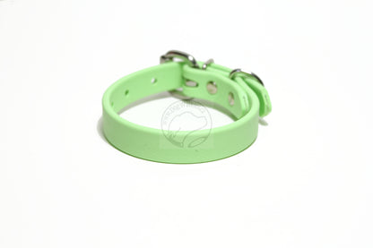 Discontinued- Limited Pastel Mint Green Biothane Dog Collar - 5/8"(16mm) wide