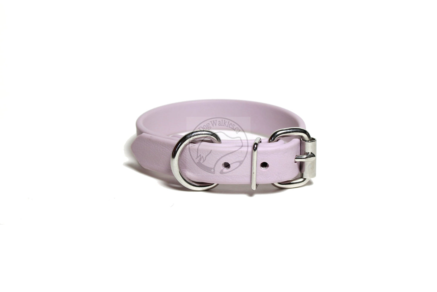Lavender Purple Pastel Biothane Dog Collar - 3/4" (20mm) wide