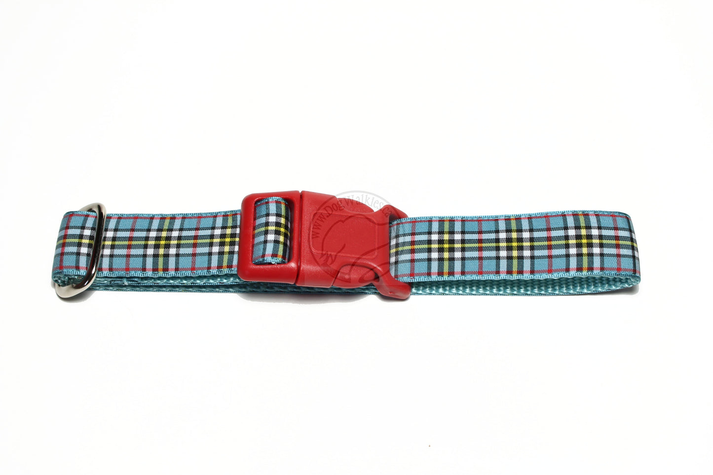 Thompson Clan tartan - dog collar