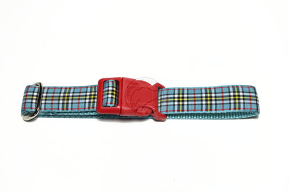 Thompson Clan tartan - dog collar