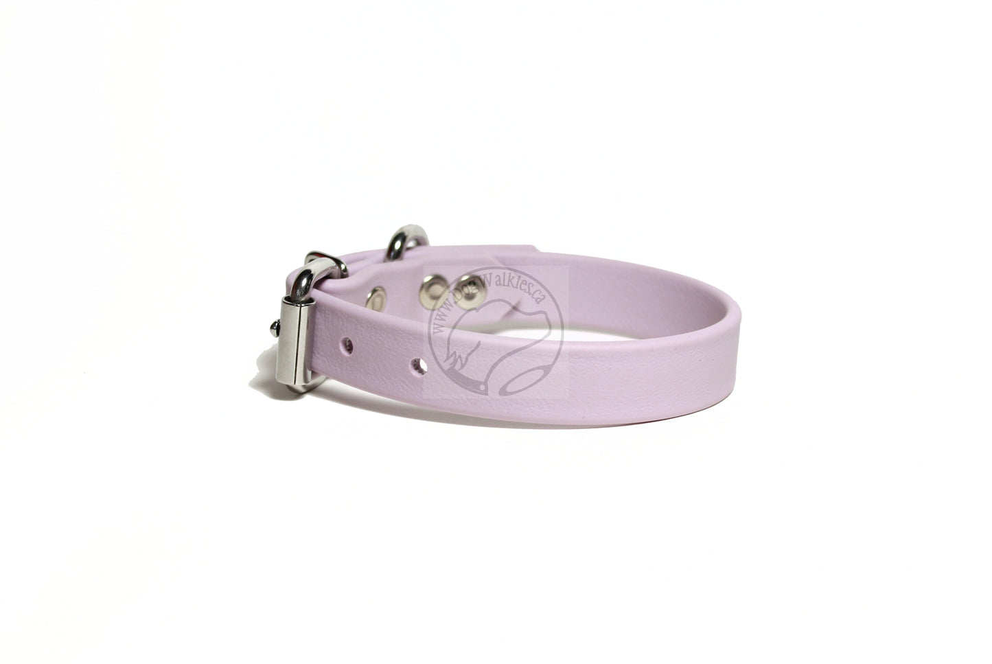 Lavender Purple Pastel Biothane Dog Collar - 3/4" (20mm) wide