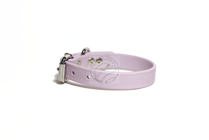Lavender Purple Pastel Biothane Dog Collar - 3/4" (20mm) wide