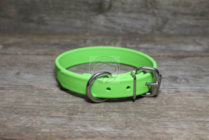 Medium Dog Collar in Genuine Biothane - 20mm (3/4") width - 40 colours