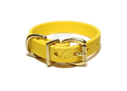 Small Dog Collar in Genuine Biothane - 16mm (5/8") width - 39 colours