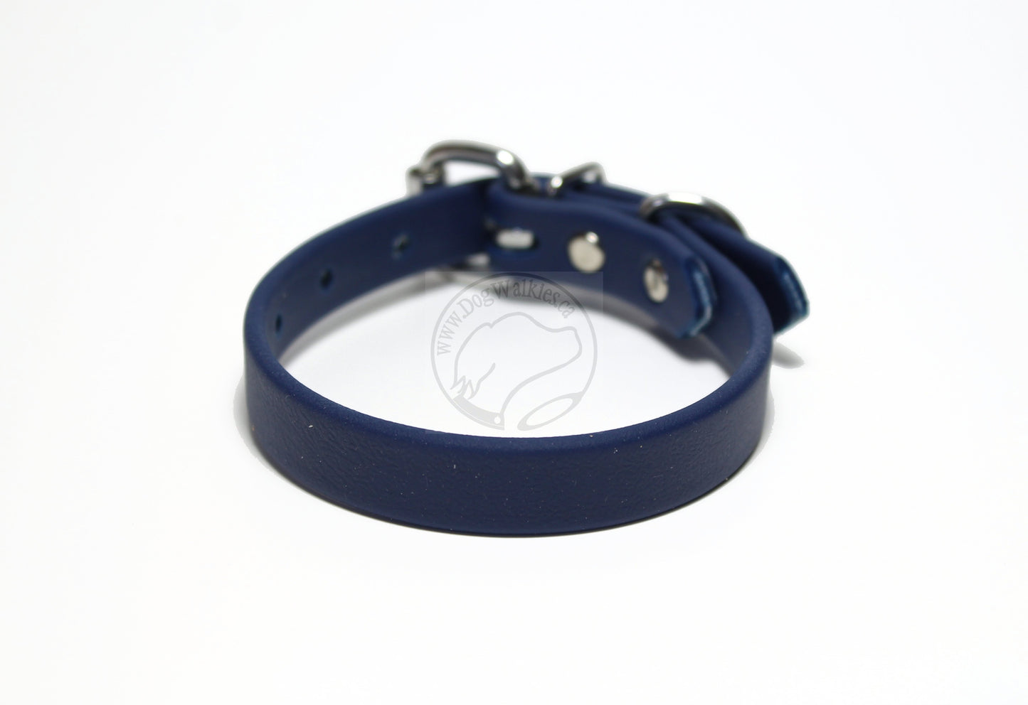 Navy Blue Biothane Dog Collar - 5/8"(16mm) wide