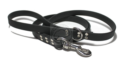 Jet Black Biothane Large Dog Leash