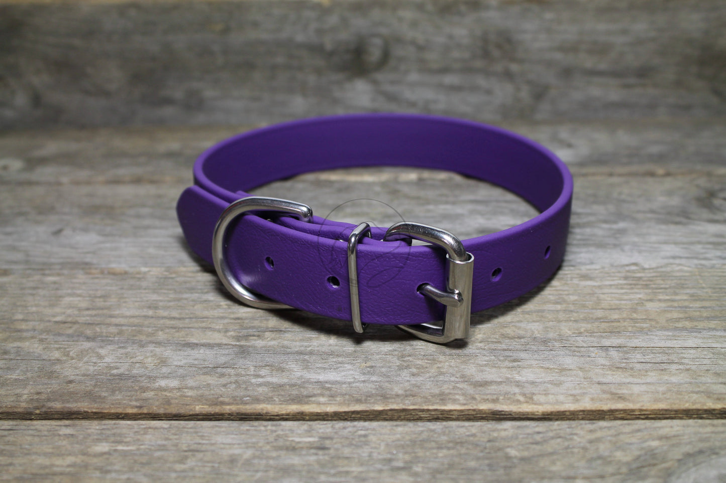 Royal Purple Biothane Dog Collar - 1 inch (25mm) wide