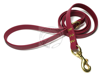 Wine Merlot Biothane Large Dog Leash