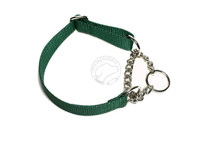 Chain Martingale Dog Collar 1" (25mm) wide; Simple - Elegant - Strong