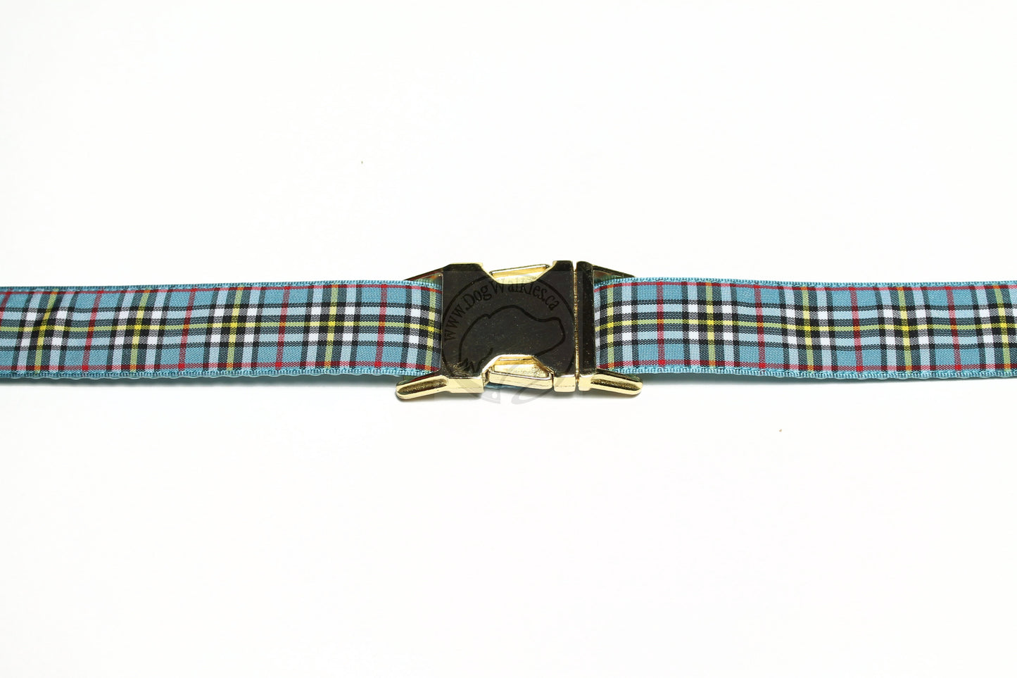 Thompson Clan tartan - dog collar