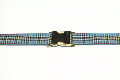 Thompson Clan tartan - dog collar