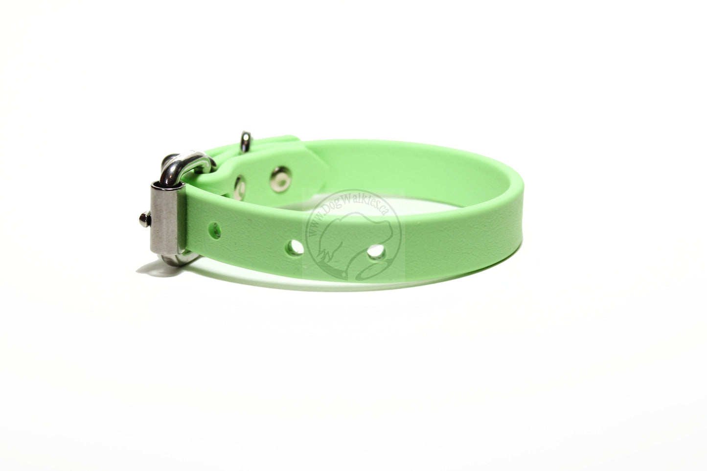 Discontinued- Limited Pastel Mint Green Biothane Dog Collar - 5/8"(16mm) wide