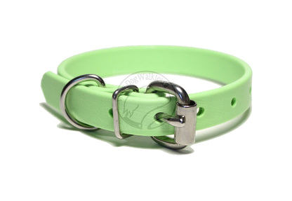 Discontinued- Limited Pastel Mint Green Biothane Dog Collar - 5/8"(16mm) wide