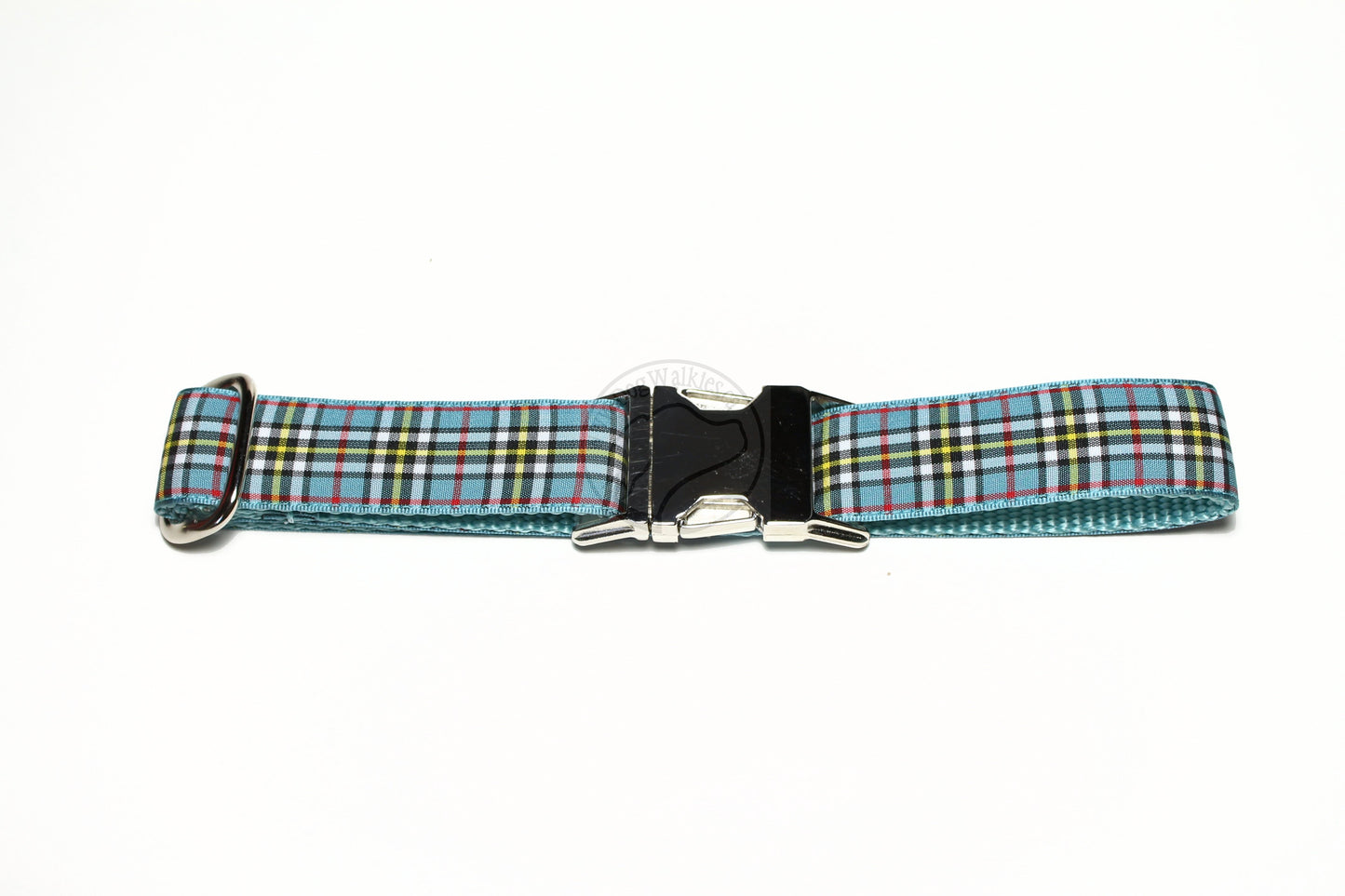 Thompson Clan tartan - dog collar
