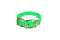 Neon Apple Green Biothane Dog Collar - 3/4" (20mm) wide