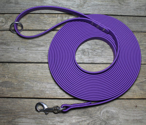 Extra Heavy Weight 3/4" (20mm) Waterproof Tracking Recall Long Line - leash for extra large to large dogs