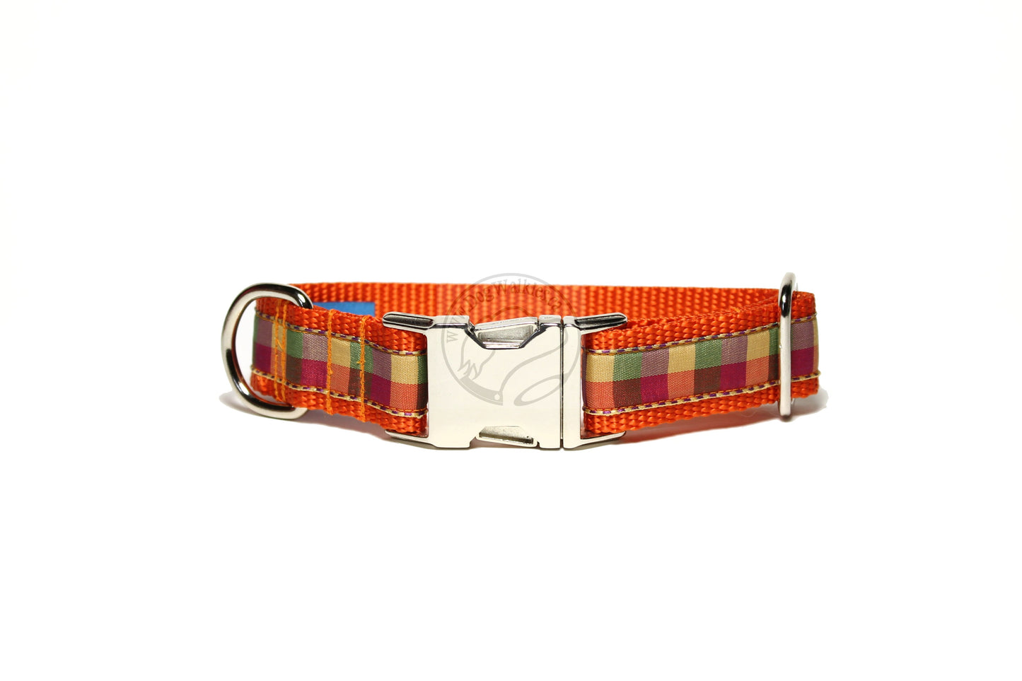 Fall Plaid - tartan dog collar