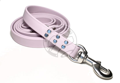 Lavender Purple Pastel Biothane Large Dog Leash