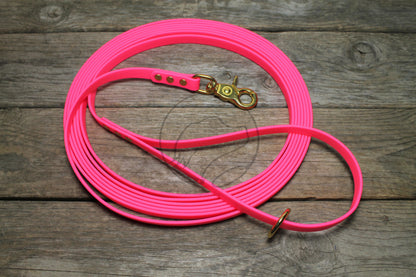 Neon Pink Waterproof Tracking Recall Long Line
