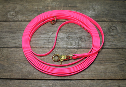 Neon Pink Waterproof Tracking Recall Long Line