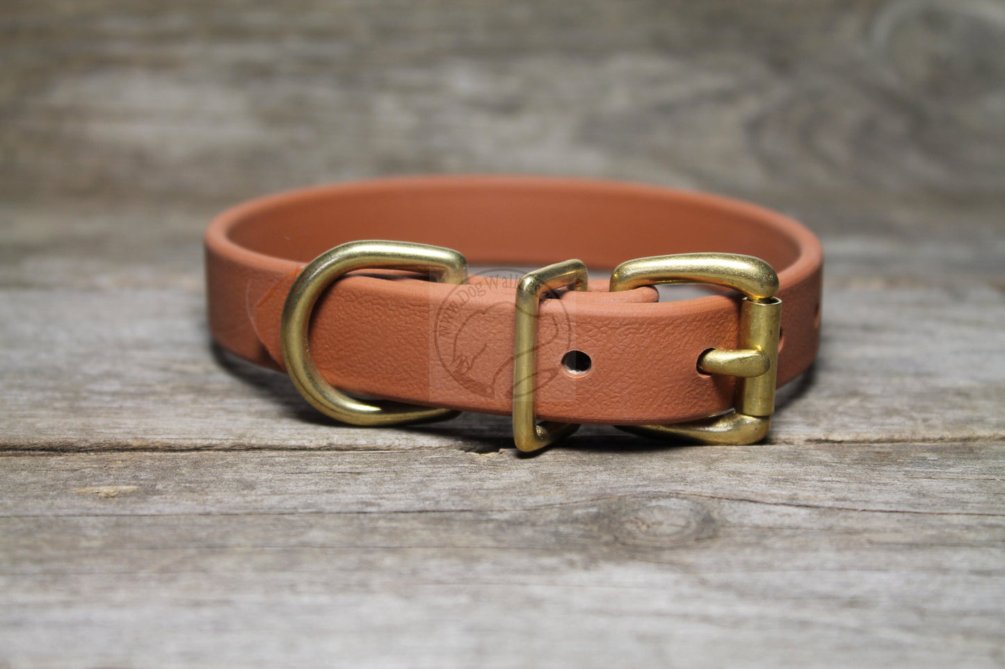 Caramel Brown Biothane Dog Collar - 3/4" (20mm) wide