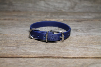 Little Pet or Dog Collar in Genuine Biothane - 12mm (1/2") width - 40 colours
