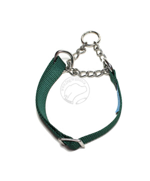 Chain Martingale Dog Collar 1" (25mm) wide; Simple - Elegant - Strong