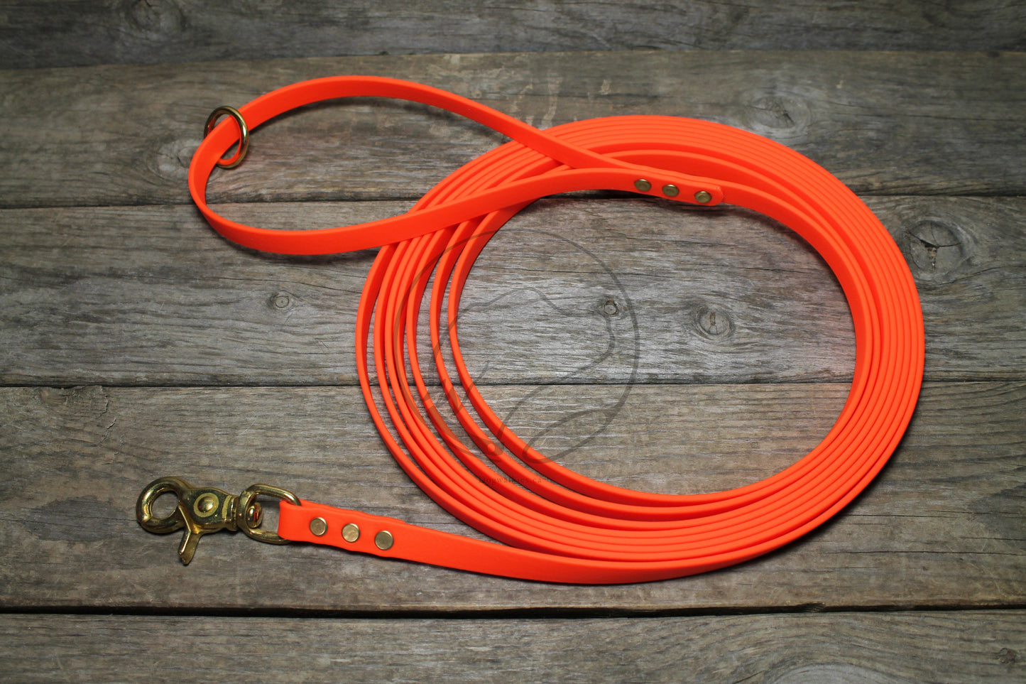 Neon Orange Waterproof Tracking Recall Long Line