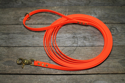 Neon Orange Waterproof Tracking Recall Long Line