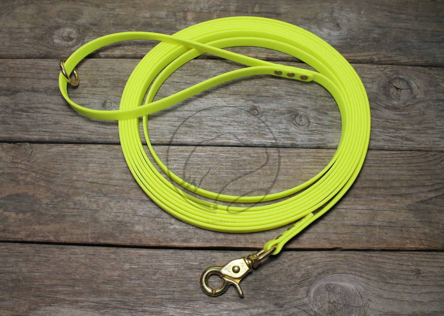 Neon Yellow Waterproof Tracking Recall Long Line