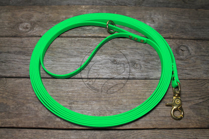 Neon Apple Green Waterproof Tracking Recall Long Line