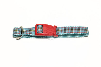Thompson Clan tartan - dog collar