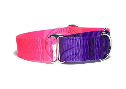 Wide Martingale Dog Collar 1.5" (38mm); Simple - Elegant - Strong