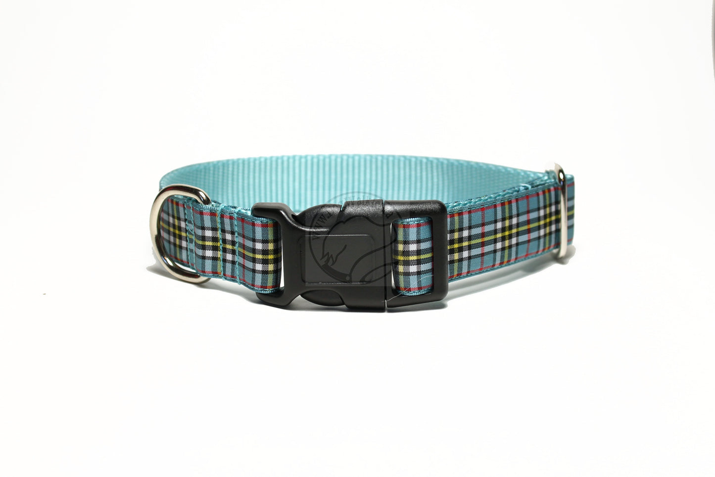 Thompson Clan tartan - dog collar