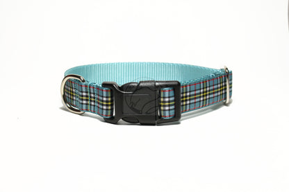 Thompson Clan tartan - dog collar