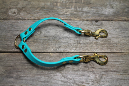 Leash Coupler for 2 dogs, Double dog walker - Biothane 5/8" (16mm) wide