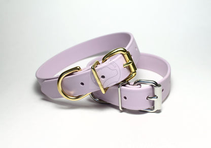 Lavender Purple Biothane Dog Collar - 1 inch (25mm) wide